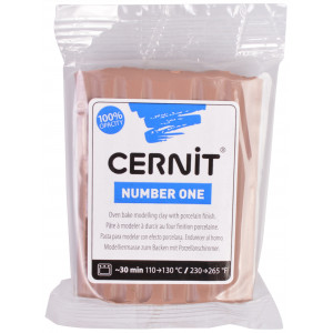 Cernit Knetmasse Unicolor 812 Hellbraun 56g von Cernit