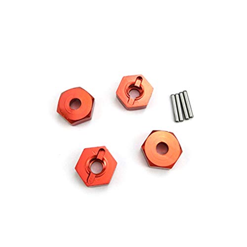 Cetfuro 12Mm Combiner Radnabe Sechskantadapter für MN86K MN86KS MN86 MN86S MN G500 1/12 RC Auto Upgrade Teile ZubehöR, Rot von Cetfuro