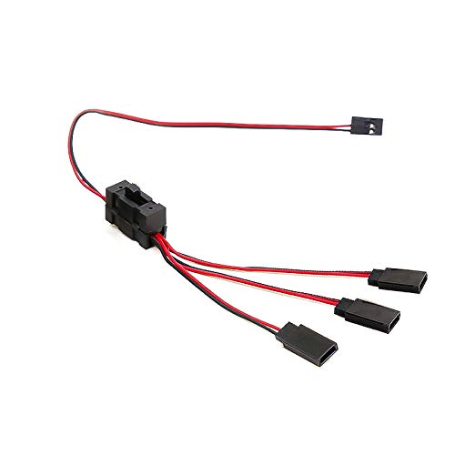 Cetfuro 1PCS RC Servo Extension 1 Bis 3 Y Drahtkabel LED Lichtsteuerung Netzschalter für JR Futaba RC Modell von Cetfuro