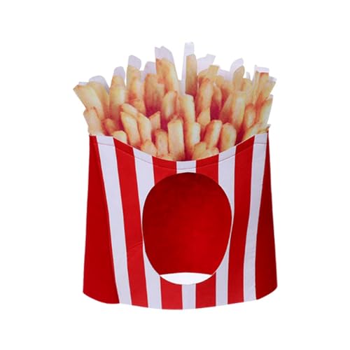 Cexiakong Damen Kinder Cartoon Form Hut Eiscreme Party Hut Pommes Frites Kopfbedeckung Erdbeere Stirnband Obst Headwear Foto Prop Eiscreme Partyhut Selfie Party Stirnband Karneval Party Club von Cexiakong