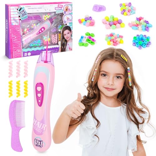 Cexovo Geschenk Mädchen Flechthilfe Haare Gerät Kinder Hair Braiding Machine DIY Haardekorations Haarschmuck Mädchen Spielzeug Christmas ab 6-12 Jahre Kinder von Cexovo