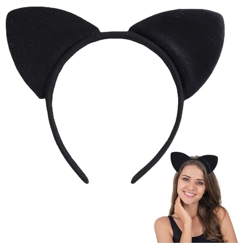 Cfcyhla 1 Pcs Katzenohren Stirnband,Katzenohren Haarreif,Cat Ears Katze Katzen für Mädchen Damen Kostüm Parteien Deko von Cfcyhla