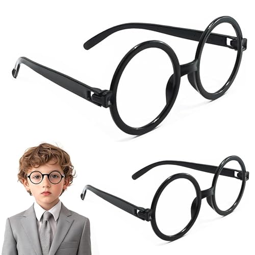 ChAusa 2 Stück Retro Runde Brillen Schwarz Runde Brille Ohne Stärke Zauberer Gläser Spielzeugbrille Hipsterbrille,Nerdbrille,Nerd Brille für Erwachsene und Kinder für Karneval Mottoparty ChAusa 2 Stück Retro Runde Brillen Schwarz Runde Brille Ohne Stärke Zauberer Gläser Spielzeugbrille Hipsterbrille,Nerdbrille,Nerd Brille für Erwachsene und Kinder für Karneval Mottoparty von ChAusa