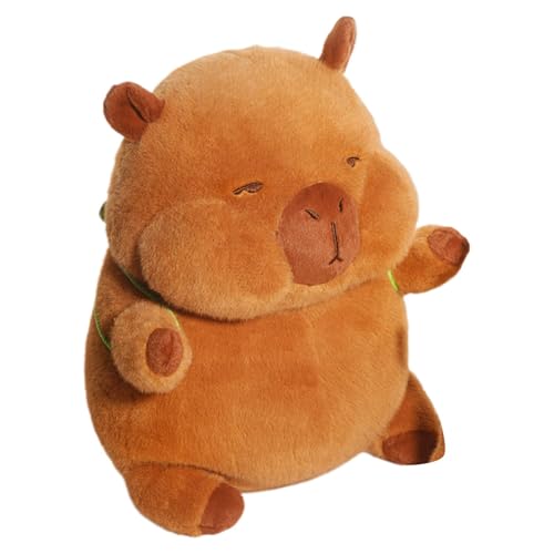 Chaies Capybara Plüsch, Capybara Spielzeug,Capybara Plüschkissen Süßes Spielzeug | Stofftierfüllung, Capybara-Stoff, Kuscheltier für Bett, Sofa, Schreibtisch, Mädchen von Chaies