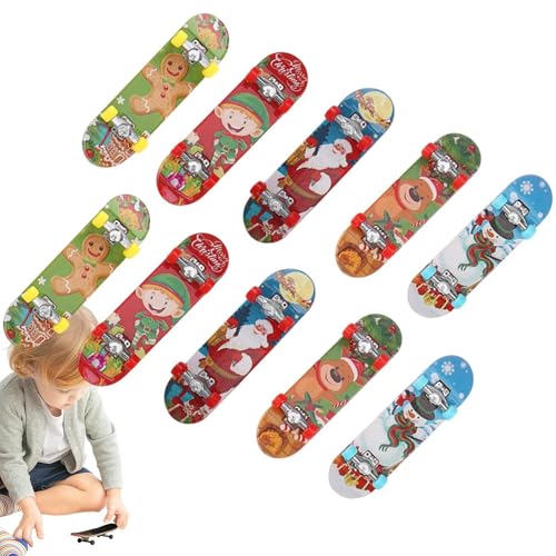 Chaies Fingerbretter für Kinder,Finger-Skateboard für Kinder - 10X Fingertips Skateboard-Set,Lernspielzeug, kreative Fingerspitzenbewegung, originelles Spielzeug für Kinder, Austauschpreise im von Chaies