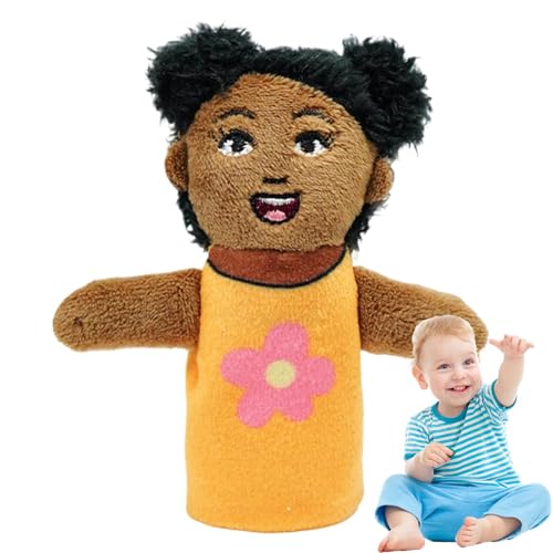 Chaies Fingerpuppe, Fingerfamilienpuppen - Afrikanische Kinderfigur Fingerpuppenspielzeug - Storytime-Lernhilfe, interaktives Spielzeug, Lesestütze zum Geschichtenerzählen für Kinder, Mädchen und von Chaies