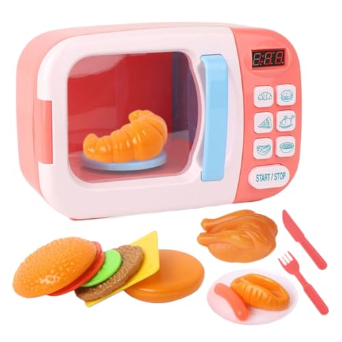 Chaies Mikrowellenspielzeug – Baby-Küchenspielzeug mit Ton und Licht – interaktive Mikrowelle mit Timer für Nachahmungsspiel Küche für Mädchen im Vorschulalter im Klassenzimmer und Picknick Chaies Mikrowellenspielzeug – Baby-Küchenspielzeug mit Ton und Licht – interaktive Mikrowelle mit Timer für Nachahmungsspiel Küche für Mädchen im Vorschulalter im Klassenzimmer und Picknick von Chaies