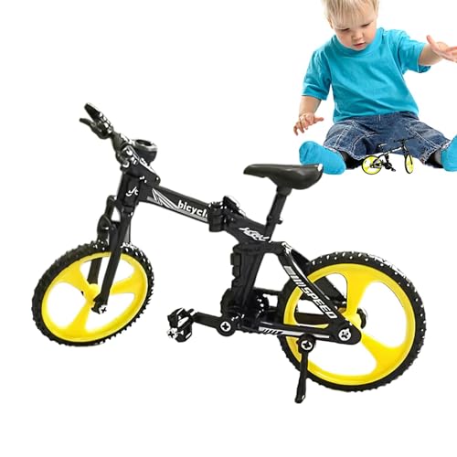 Chaies Mini-Fahrradspielzeug, Mini-Finger-Fahrrad,Stressspielzeug Finger Radfahren - Mini-Spielzeugmodell zum Stressabbau, Partygeschenke, Fingerspielzeug, Goodie-Bag-Stuffer für Kinder und Erwachsene von Chaies