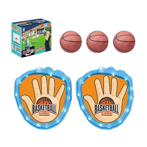 Chaies Paddle Ball Toss and Catch, Fangballspiel - Ballwurf-Sportspiel - Paddel-Wurf- und Fangball-Spielset, Ballfang-Set, lustiges Eltern-Kind-Interaktions-Outdoor-Spielzeug für Sport im Freien von Chaies