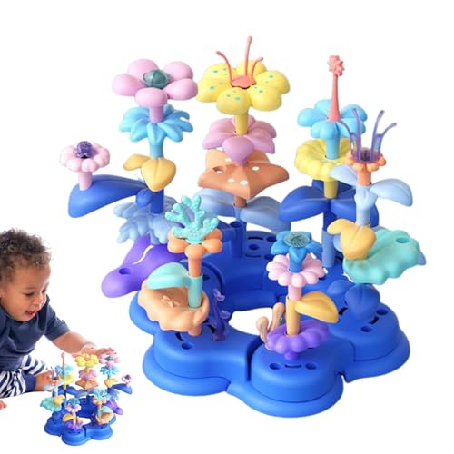 Chaies Sea Garden Blocks, Meeres-Unterwasserwelt-Korallenspielzeug, Sea Blocks Coral Garden-Gebäude, Stapelspielzeug zum Bauen, 41X Gehirnentwicklungsspielzeug für pädagogisches Kleinkindspielzeug im von Chaies