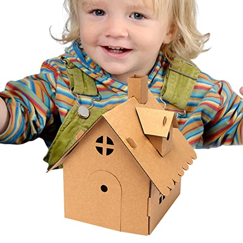 Chaies Spielhaus aus Karton für Weihnachten – Spielhaus aus Karton, Spielzeug aus Papier, um praktische Fähigkeiten, Geduld, Konzentration und Fantasie der Ratschläge von KT knusprig zu fördern Chaies Spielhaus aus Karton für Weihnachten – Spielhaus aus Karton, Spielzeug aus Papier, um praktische Fähigkeiten, Geduld, Konzentration und Fantasie der Ratschläge von KT knusprig zu fördern von Chaies
