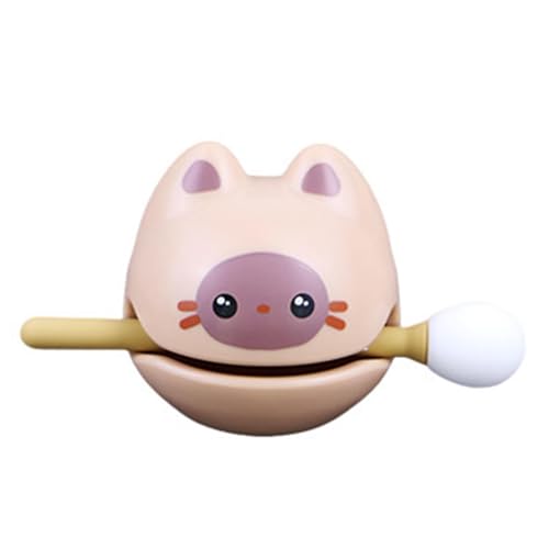 Chaies Wood Percussion Fish,Wood Fish Percussion,Hölzernes Fisch-Percussion-Ornament-Spielset | Zartes Klöppel-Spielzeug aus Holz, Musikinstrument für Kollegen, Familien von Chaies