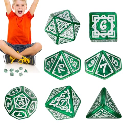 Chaies Würfel-Set für Gesellschaftsspiele | 7-teiliges Acryl-Gesellschaftsspiel, magnetische Aufbewahrungsbox inklusive, komplettes Set Spielzeug für professionelle Anfänger, Familie und Kameraden Chaies Würfel-Set für Gesellschaftsspiele | 7-teiliges Acryl-Gesellschaftsspiel, magnetische Aufbewahrungsbox inklusive, komplettes Set Spielzeug für professionelle Anfänger, Familie und Kameraden von Chaies
