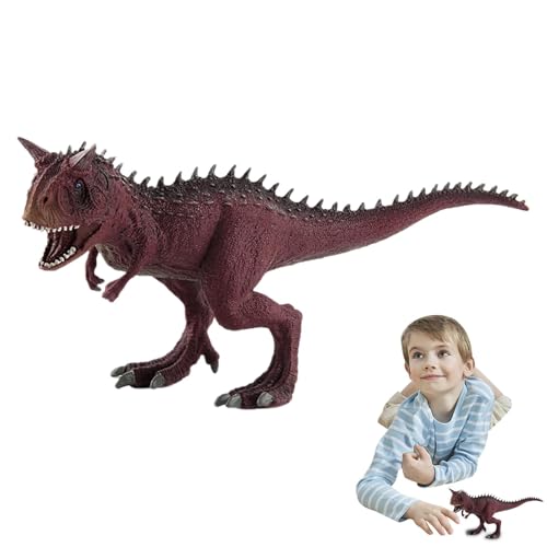 Chaies sauriermodelle realistisch, saurierspielzeugmodell - Carnotaurus Triceratops Statue,Tier Figur Model Figur Bildungssaurierdekor für Mädchen von Chaies