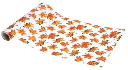 Chaks 13537, Chemin de Table Tissu Feuilles d'Automne dorées 3m von Chaks