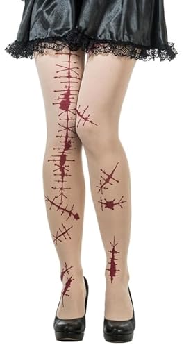 Chaks 13819, Paire de Collants Halloween Cicatrices ensanglantées von Chaks