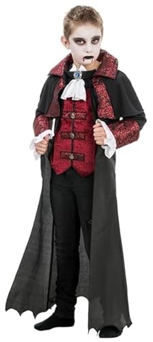 Chaks H4257140, Déguisement Vampire Chic Avec manchettes 140cm, 9-11 ans von Chaks