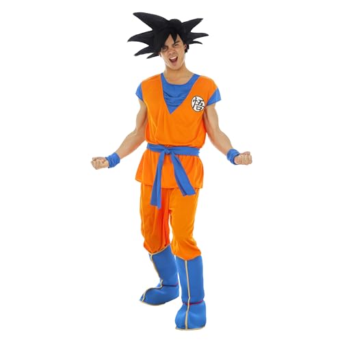 Chaks Kostüm Goku Saiyan Dragon Ball Z Erwachsene – Orange – Medium von Chaks