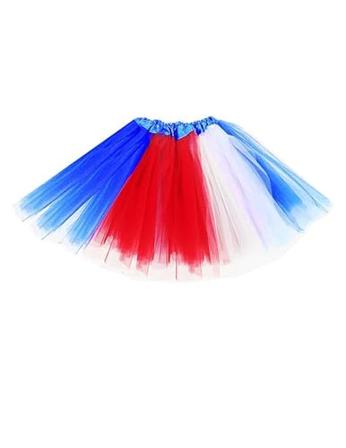 Chaks Tutu für Fans Frankreich, Blau, Weiß, Rot, Blau, Einheitsgröße von Chaks