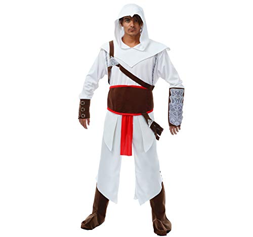 Herren Kostüm Assassins Creed Altair Deluxe Gr. M-XL weiß Fasching Karneval (L) von Chaks