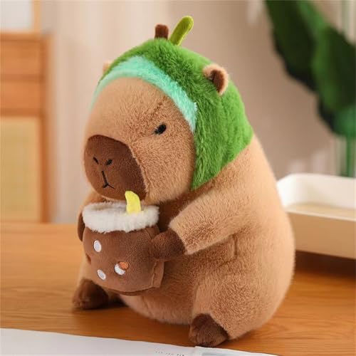 Champracer Capybara Plüschtier, Niedliches Capybara Kuscheltierr, Simuliertes Tier Plüschkissen, Geschenk weiches Plüschtier, Gefüllte Puppe für Kinder Freunde (40 cm,E) von Champracer