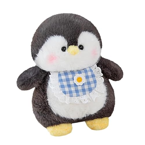 Champracer Kuscheltier Pinguin,Stofftier Plüschtier Pinguin mit Spitze,Niedliche Pinguin Puppen, Pinguin-Kissen,Wunderschönes Pinguin-Spielzeug，Geschenke für Kinder (13cm（Anhänger）,Schwarz) von Champracer