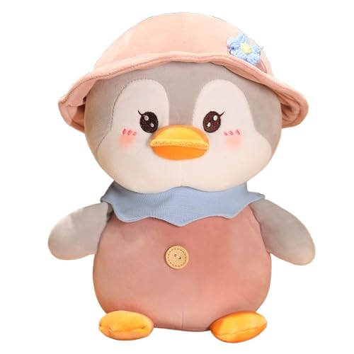 Champracer Pinguin Kuscheltier Süß, Pinguin Stofftier, Cartoon Plüsch Penguin Kissen, Plüschpinguin Puppe, Kuscheltier Pinguin Plüschtier für Mädchen, Jungen (25 cm,Rosa) von Champracer