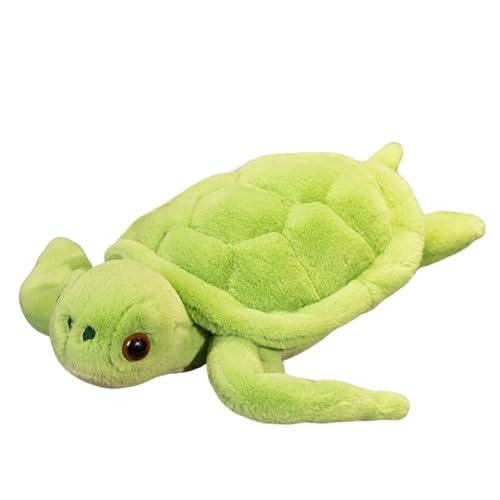 Champracer Schildkröte Kuscheltier, Meeresschildkröten Plüschtier, Weiche und Niedliche Kreative Schildkröte Puppe, Geschenke für Jungen Mädchen und Friends (45 cm,grüner) von Champracer