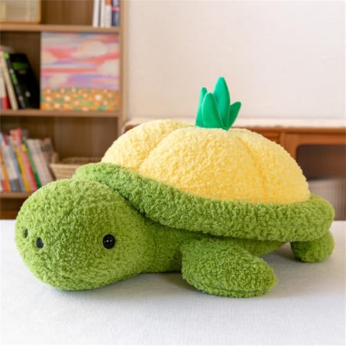 Champracer Schildkröte Kuscheltier, Süßes Schildkröte Plüschtier, Niedliches Schildkröte Stofftier, Zum Kuscheln und Spielen, Geschenke für Jungen Mädchen und Friends (60 cm,Gelb) von Champracer