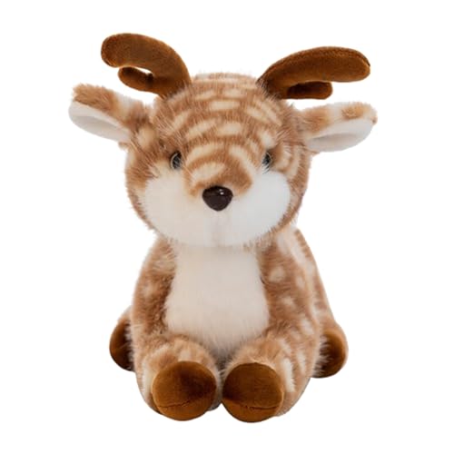 Giraffe Kuscheltier, kuscheltiere, Süßes Kuscheltier Giraffe Plüsch Spielzeug Puppe, Giraffe plüschtier, Geschenk für Kinder, Mädchen und Jungen (28 cm,braun) von Champracer