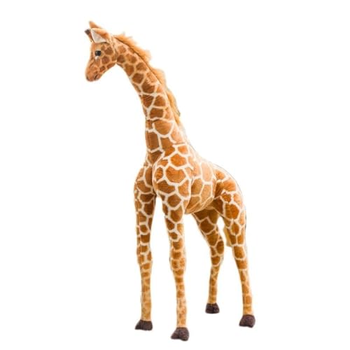 Giraffe Plüschtier, Kinder Kuschel Plüschtier Giraffe Puppenspielzeug, Giraffe Kuscheltier, Simulierte Giraffe Plüschtiere, Geschenk für Kinder, Mädchen und Jungen (60 cm,Giraffe) von Champracer