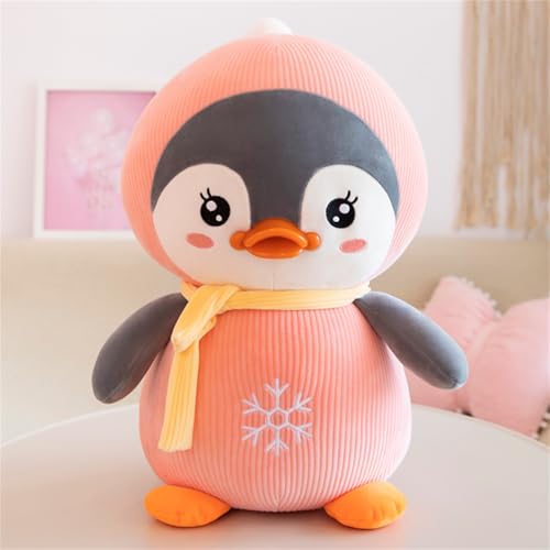 Pinguin Kuscheltier, Pinguin Puppe, Süße Plüsch Pinguin Stofftier, Pinguin PlüSchtier Geschenk für MäDchen, Kinder (25 cm,rosa) von Champracer