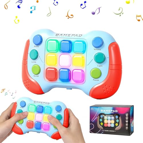 Handheld-Spielekonsole, Quick Push Spiel Fidget Toys für Kinder Erwachsene, Elektronisches Spiel Antistress Spielzeug,Kinder Sensorik Spiele ab 4-10 Jahren Autismus Spielzeug von ChaneeHann