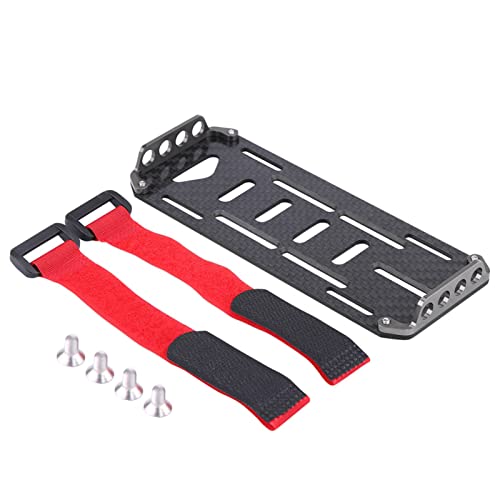 Crawler RC Car Batteriehalterung, Stabile Autobatteriehalterung, Leicht, mit 1 X Packung Schrauben für 1/10 Hsp Redcat Axial Scx10 D90 HPI Batterie von Changor