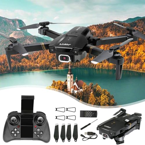 Changtai Drohne mit 4K HD-Kamera für Anfänger, Faltbare Ferngesteuerter Drone mit Tragetasche, Geschenke für Kinder und Anfänger von Changtai