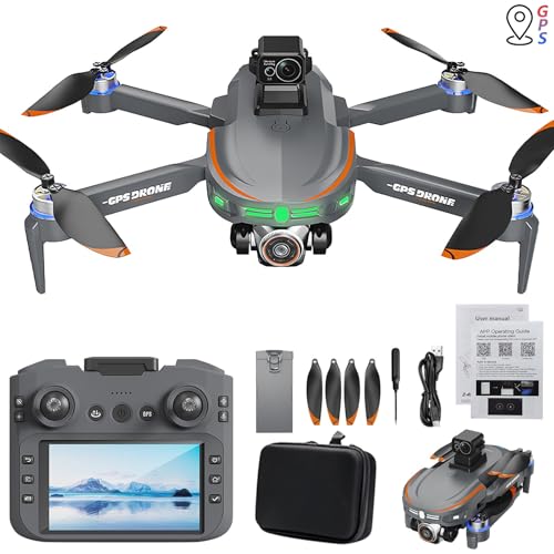 Changtai Drohne mit 4K HD-Kamera für Anfänger, Faltbare RC Drohnen Quadcopter mit Höhenhaltung, Spielzeug Drohne Helikopter für Kinder Tagesangebote Heute von Changtai