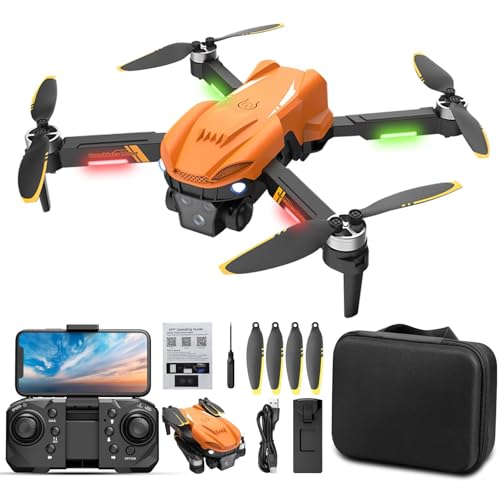 Changtai Drohne mit Kamera für Anfänger, Faltbar Ferngesteuertes Drohnen Quadcopter mit Tragetasche, Geschenke für Jungen Mädchen Anfänger Sale Angebote von Changtai