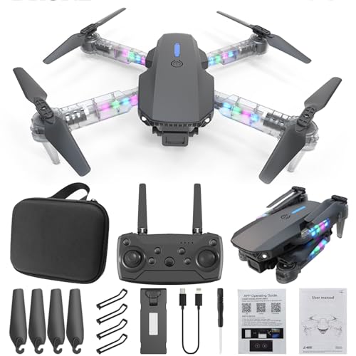 Changtai Drone with Camera, Faltbar Ferngesteuertes Quadcopter mit Kopflos Modus, Spielzeug und Geschenke für Kinder und Anfänger Blitzangebote des Tages von Changtai