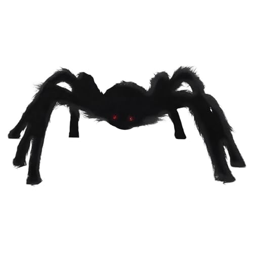 Changtai Halloween Spinne Spielzeug Deko, Spinnen Deko Halloween Deko Gruselig Horror Deko für Outdoor Innen Garten Rasen Party Friedhof Haunted Mansion Fidget Toys Spukhaus Zubehör (60cm) von Changtai