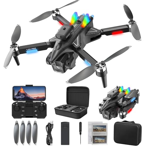 Changtai Mini Drohne mit Kamera, Faltbar Ferngesteuerter Quadrocopter Drohne mit Tragetasche, Spielzeug Drohne Helikopter für Jungen Mädchen Anfänger Befristetes Angebot Heute von Changtai