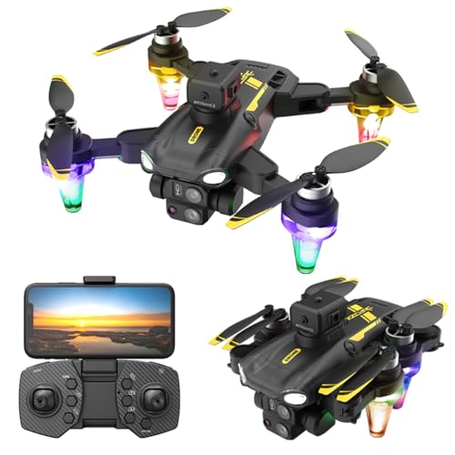 Changtai Mini Drohne mit Kamera HD, Faltbare Ferngesteuertes Drohnen Quadcopter mit Kopflos Modus, Spielzeug und Geschenke für Jungen Mädchen Anfänger Blitzangebote des Tages von Changtai