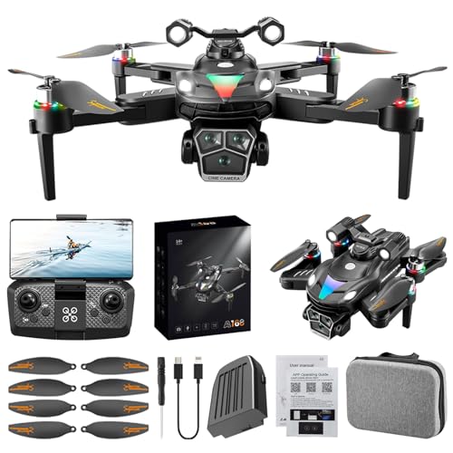 Changtai Mini Drohne mit Kamera HD, Faltbare Ferngesteuertes Drone mit Tragetasche, Spielzeug Geschenke für Kinder und Anfänger Befristetes Angebot Heute von Changtai