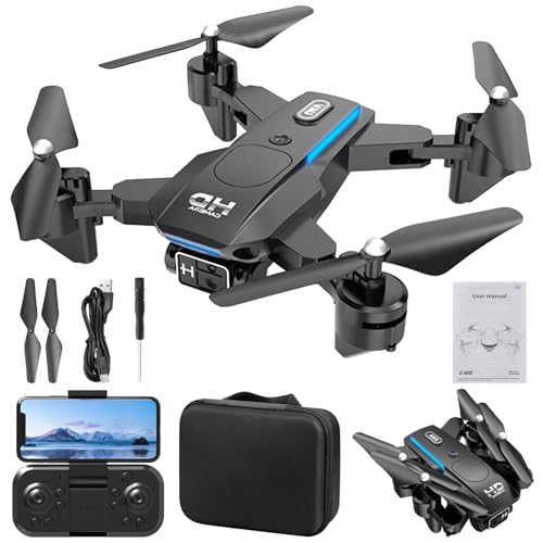 Changtai Mini Drohne mit Kamera HD, Faltbare Ferngesteuertes Quadcopter mit Tragetasche, Spielzeug und Geschenke für Kinder Gutschein von Changtai