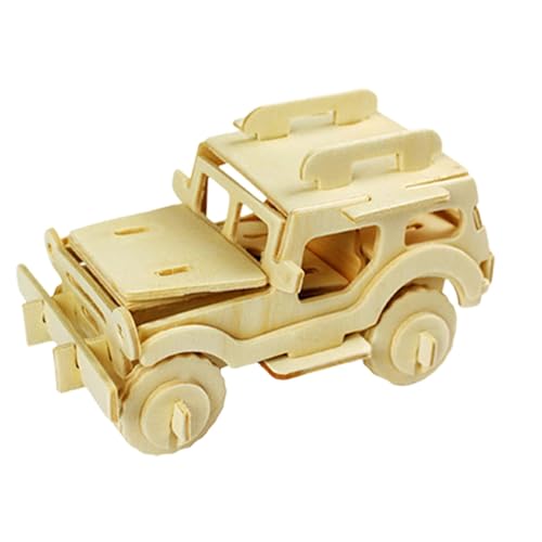 Auto-Holzmodellbausatz – Automodell-Puzzles für Kinder | 3D-Auto-Modellbau-Puzzle-Set | Oldtimer-Puzzle | Holzpuzzle-Automodellbausätze zum Bauen für Erwachsene | für Autoliebhaber Ästhetische Innenei von Chappal