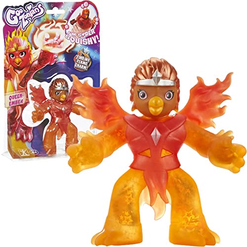 Goozonians 07565 phoenixes Princess Queen Ember Hero Pack-Superdehnbare, Verformbare und Elastische Actionfiguren-Heroes of GOO JIT Zu Figur, Mehrfarbig von Goozonians