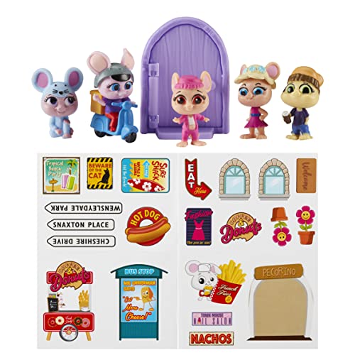 Character Options 07706 Maus Millie & Friends Haus 5er-Pack, Sammelspielzeug, Figuren, fantasievolles Spielen, Geschenk für 3-7 Jahre, Mehrfarbig von Character Options