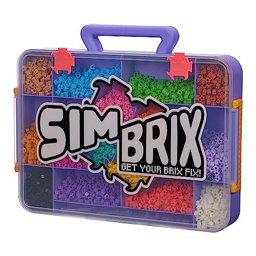 Simbrix Connect & Wow Simbrix Maker Studio mit über 4.000 Brix Kreativaktivität STEAM Arts and Crafts Kinderspielzeug für Mädchen und Jungen ab 5 Jahren, Spiele, 08003, Mehrfarbig, Mittel von Simbrix Connect & Wow