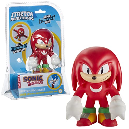 Character Options ltd 07938 SEGA Stretch Sonic Knuckles Spielzeug Erstaunlicher dehnbarer Spaß Perfektes Weihnachts- oder Geburtstagsgeschenk für Jungen und Mädchen, Mehrfarbig von Character Options