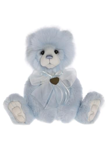 Charlie Bears 2023 | Gaynor Teddybär zum Sammeln, dicker Plüsch, handgefertigt, weiche Geheim-Kollektion, 32 cm hoch von Charlie Bears