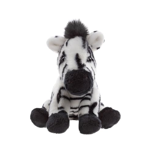 Charlie Bears 2024 Cuddle Cub Zebra Safari Tier Streifen Stofftier geeignet ab Geburt Baby Geschenk von Charlie Bears